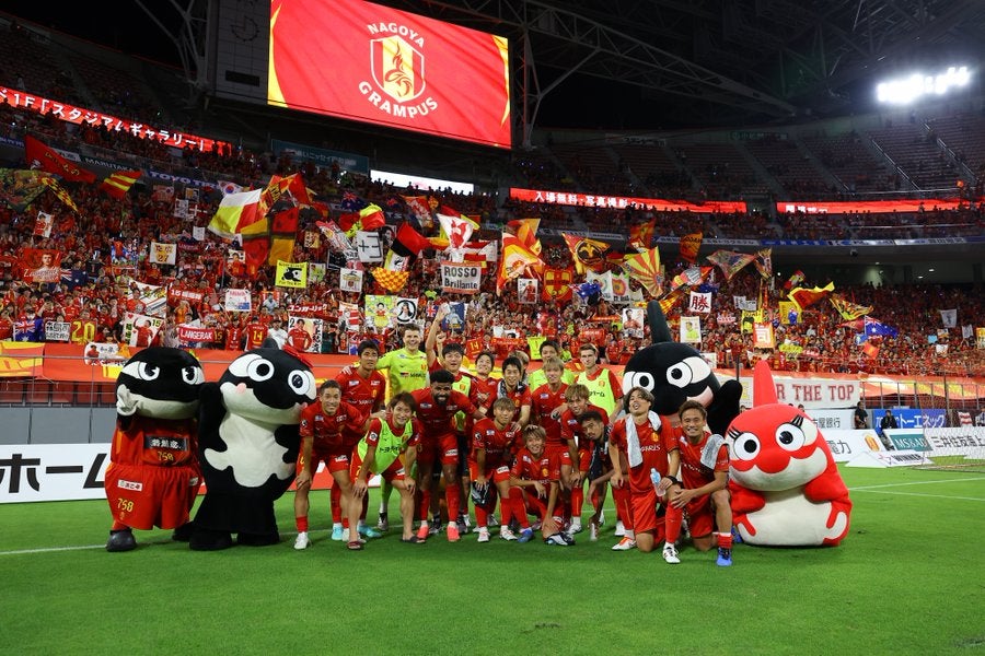 名古屋グランパスがリーグ戦3連勝！堅守復活で3戦連続クリーンシート