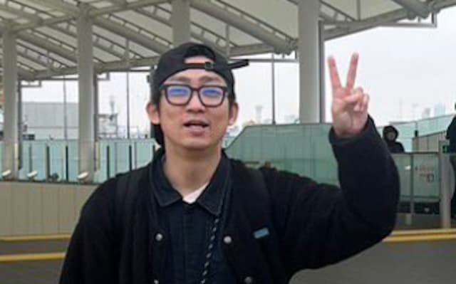 NON STYLE石田、大阪・関西万博の会場を下見！ 夢洲駅でピース「めっちゃワクワクした」