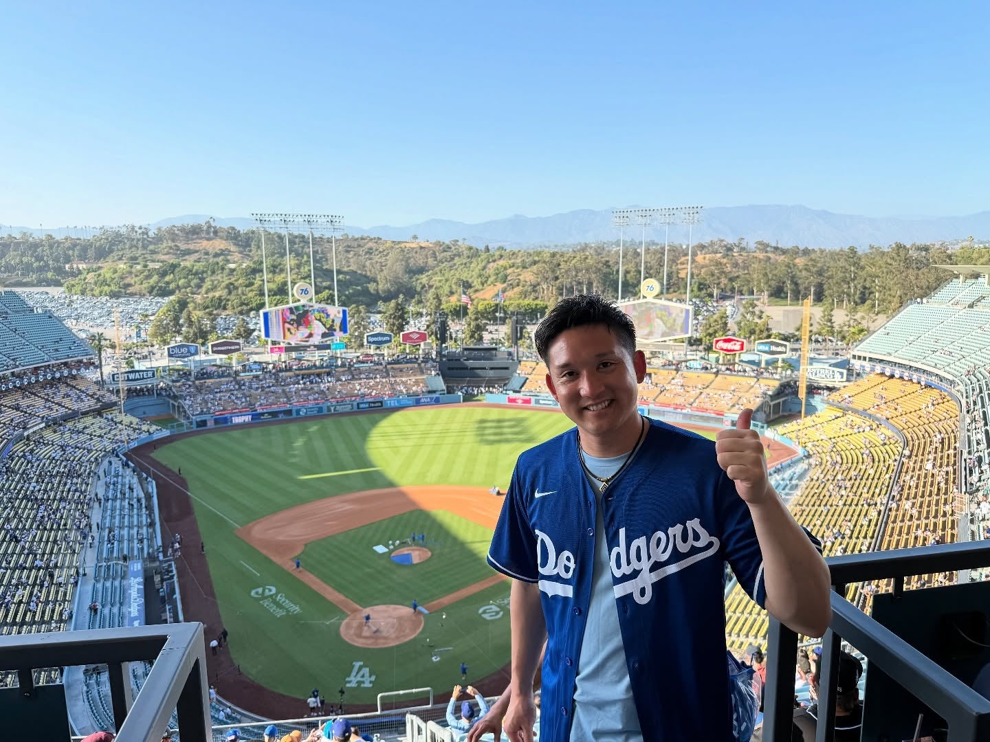 杉谷拳士がメジャー観戦！ ドジャースvsパドレスに熱視線