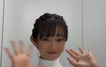 堀江聖夏、前髪セルフカットで「ハプニング発生！？」ファンも大興奮