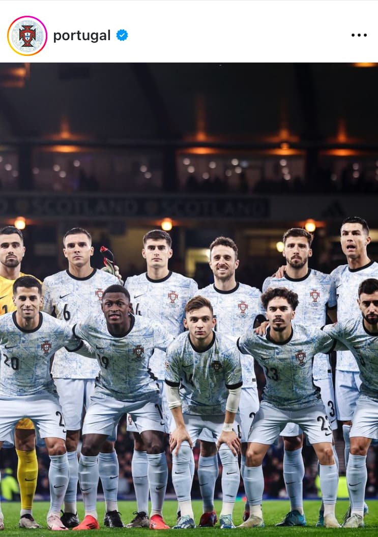 ポルトガル代表 ネーションズリーグでスコットランド戦を0-0で引き分け
