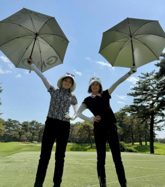 プロゴルファー・金田久美子、初メジャー前に全力日焼け対策＆気合注入「自分ふぁいてぃん」