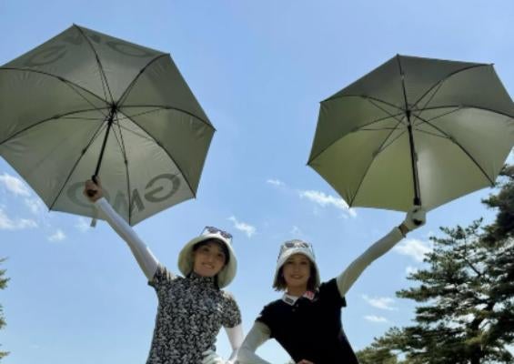 プロゴルファー・金田久美子、初メジャー前に全力日焼け対策＆気合注入「自分ふぁいてぃん」