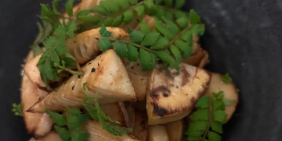 板谷由夏、焼きタケノコと庭の山椒で味わう“季節のひと皿”に反響