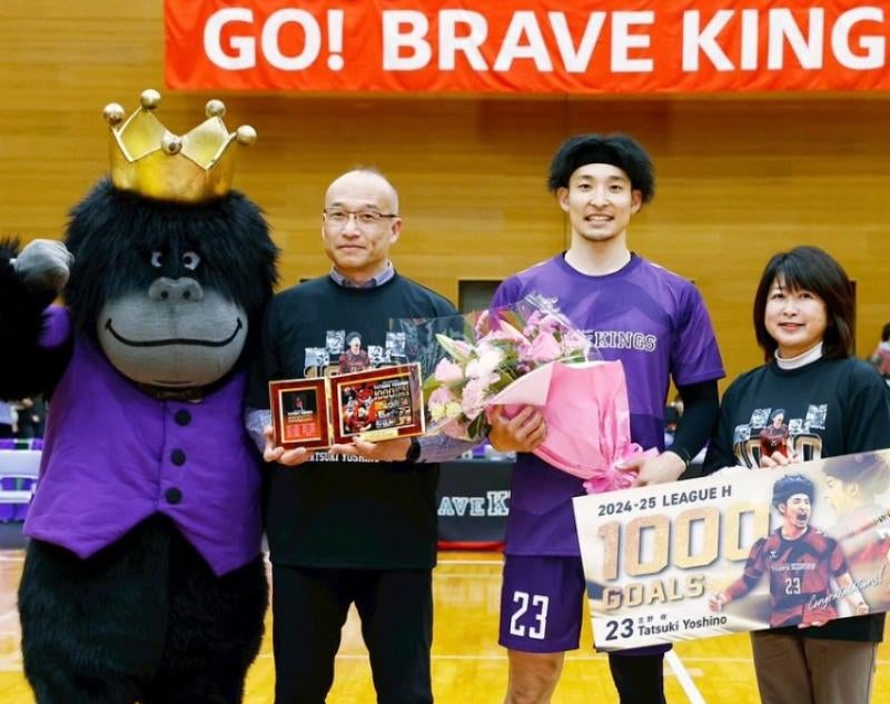 ハンドボール・吉野樹、通算1000得点達成！ブルーサンダー撃破でプレーオフ進出へ