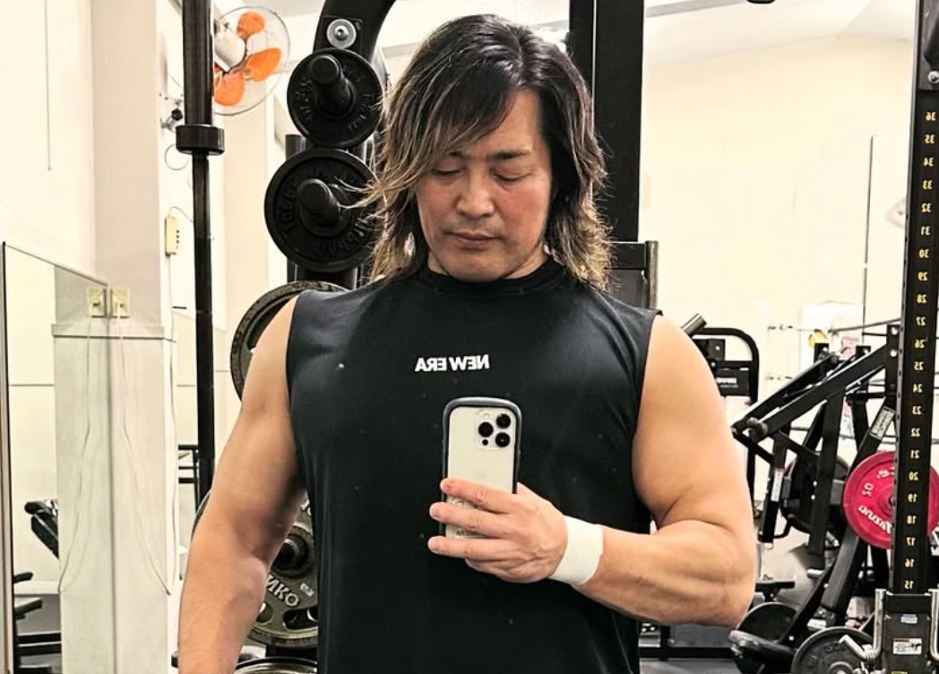 「鍛え抜かれた肉体」棚橋弘至、G1直前の”胸トレ”セルフィーにファンから熱い声援！