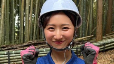 田辺真南葉アナ、チェーンソー初体験！？福井の“厄介もの”を宝に変える奮闘が話題に！