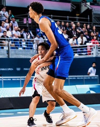 編集してません。男子バスケの身長差に驚きが隠せない