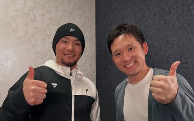 ファイターズ応援宣言！元プロ野球選手・杉谷拳士 伊藤大海との2ショットを披露！
