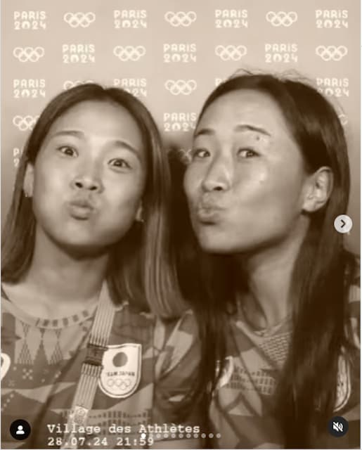 フィールドホッケーの及川栞が他競技のお友達と