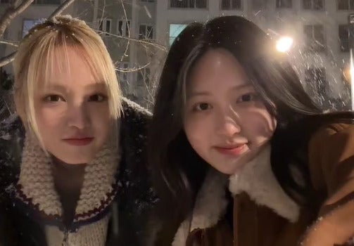 韓国アイドル、降雪の中で愛嬌ダンス披露「寒くない!?」