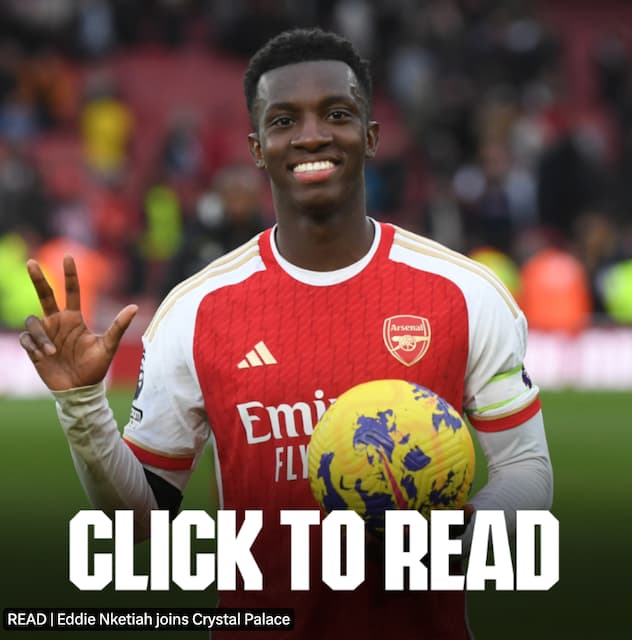 アーセナル C・パレス移籍のエンケティアへエール！