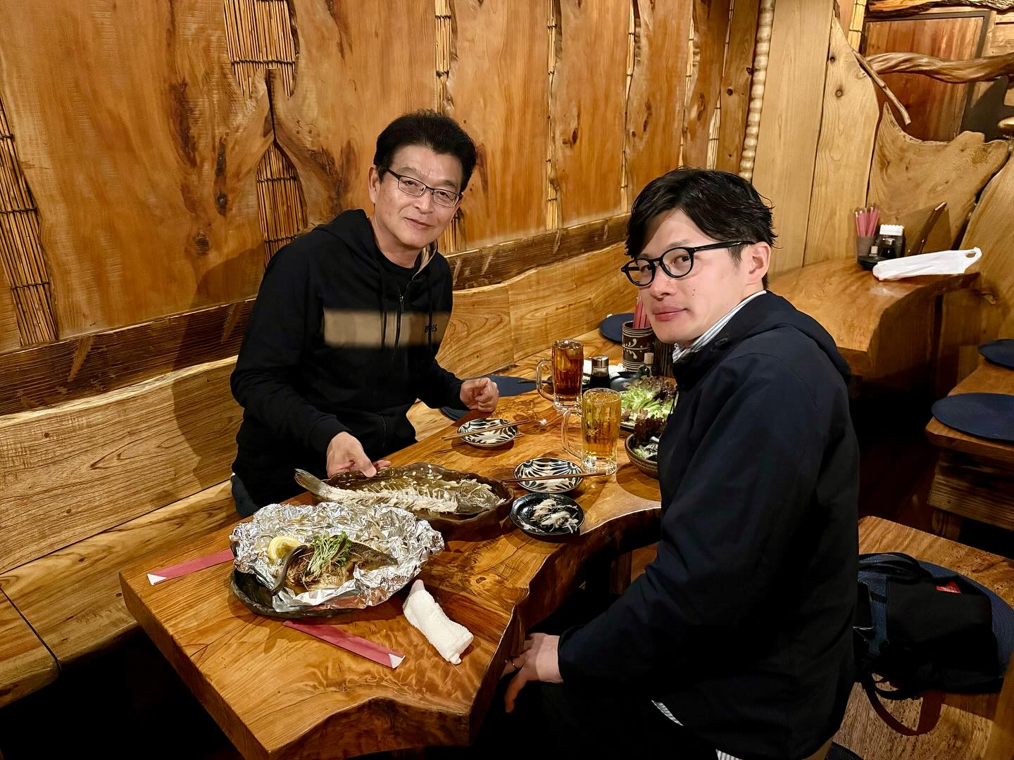 元広島 小早川毅彦氏が見浪哲史アナの送別会に参加