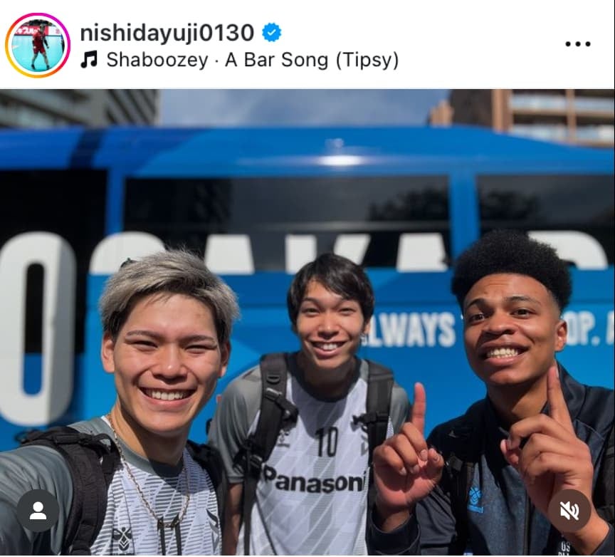 バレーボール西田有志「今日からSVリーグ開幕❗️」