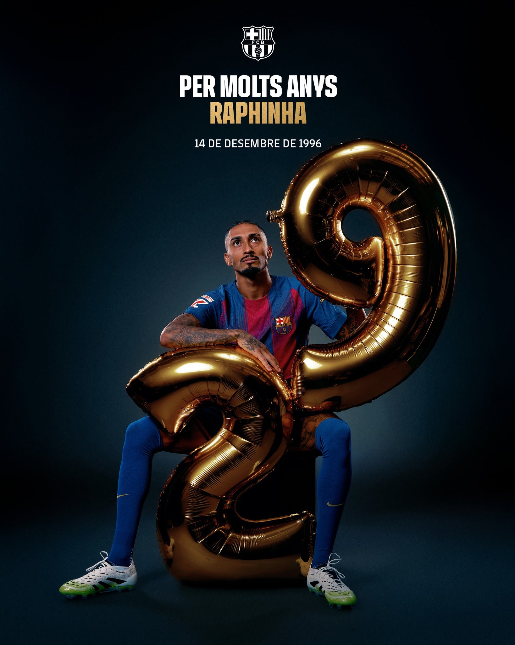 「この日が素晴らしい！」FCバルセロナが29歳の誕生日を迎えたあの選手をお祝い！