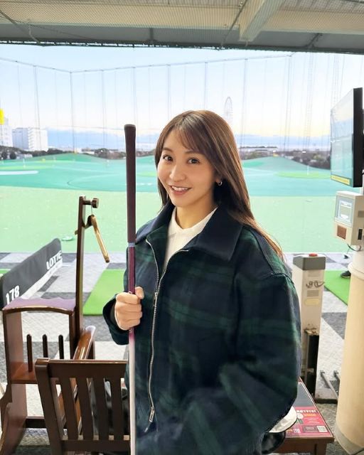 元東北放送美人アナ・袴田彩会「久々のお休みは打ちっぱなしへ」オフ感満載の可愛すぎるショットが話題！