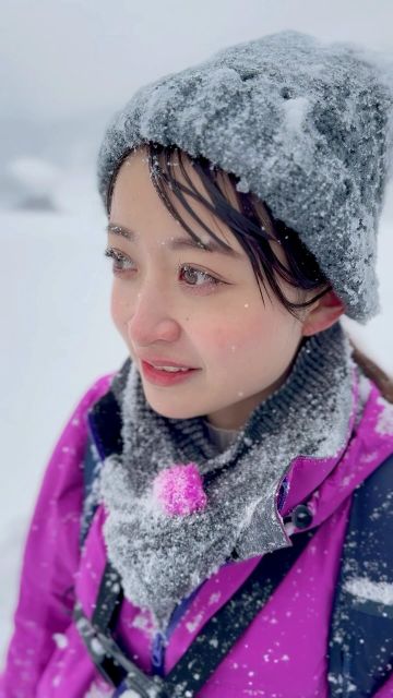 メ～テレ尾形杏奈アナ、雪降る白川郷からお天気お届け！まつ毛も凍る極寒ムービーに「寒そ～！」