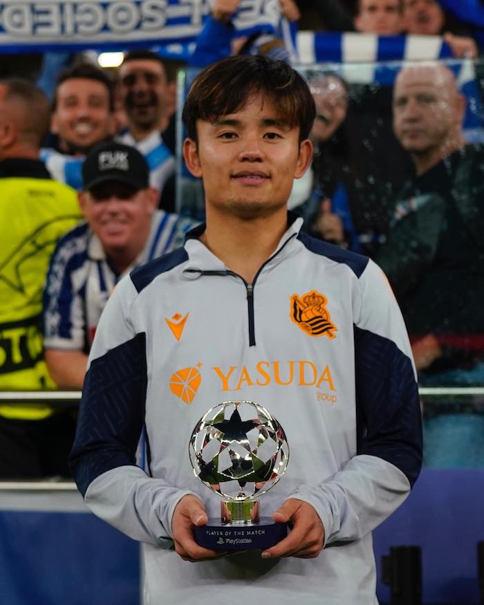 久保建英、CLでも圧巻MOM🔥