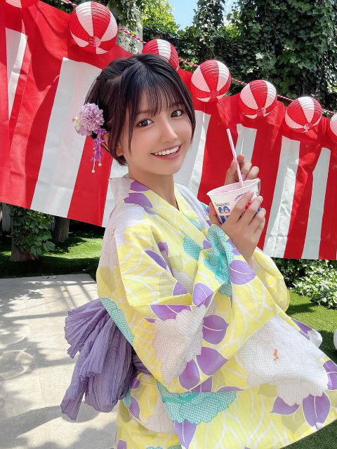 「可愛さ圧倒的です」"童顔×高身長"激カワ新人グラドルが魅せた！浴衣姿の弾けるスマイルにファンメロメロ