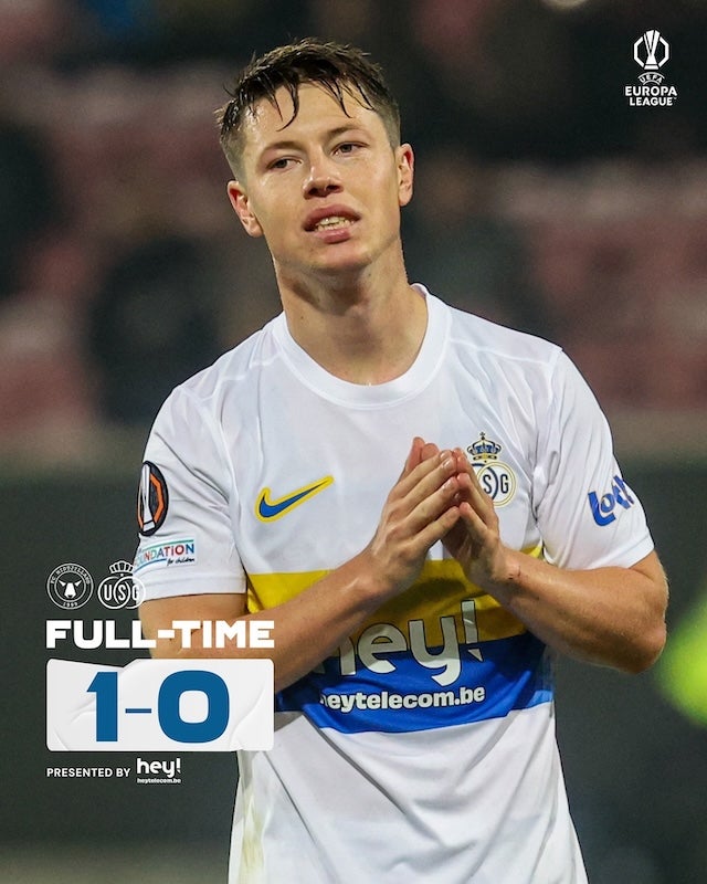 ユニオン・サン・ジロワーズのEL初勝利はお預けに　町田浩樹は先発も失点に絡む