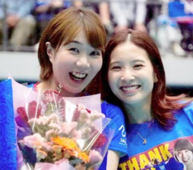 女子バレー・大竹里歩、引退セレモニーで涙の別れ「笑顔にさせてくれて幸せでした」