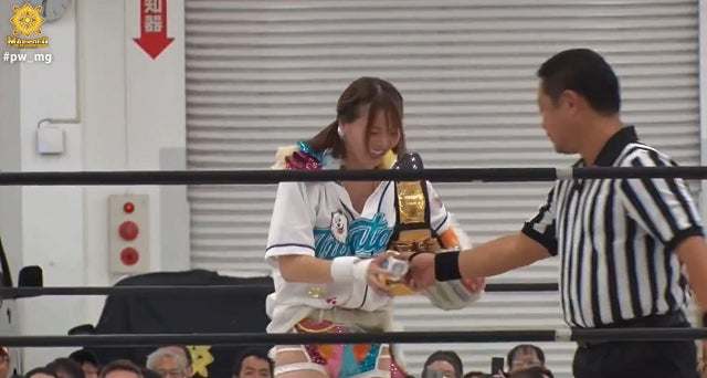 「戻ってきた」マリーゴールド・岩谷麻優、観客に向けてまさかの