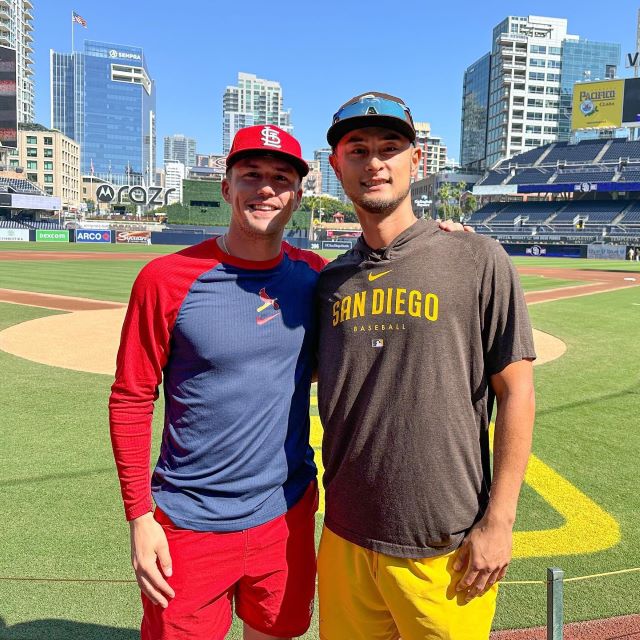 ヌートバーとダルビッシュが再会！「侍ジャパンの絆は永遠」