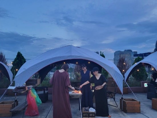 あのタレントが築地でおしゃれBBQ〜