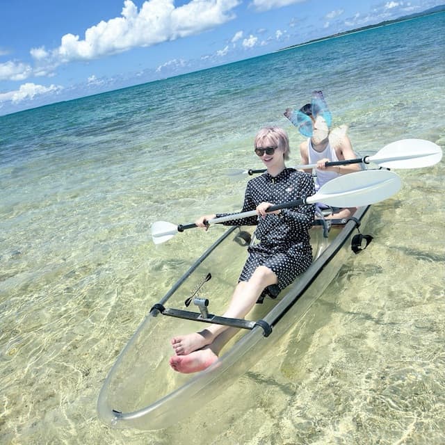 Mattが誕生日旅行で石垣島へ 透き通った海が綺麗すぎる！