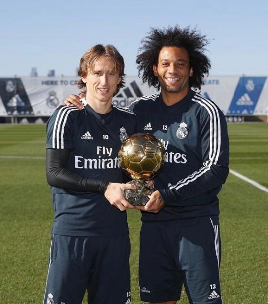 マルセロ、モドリッチに感謝のメッセージを投稿