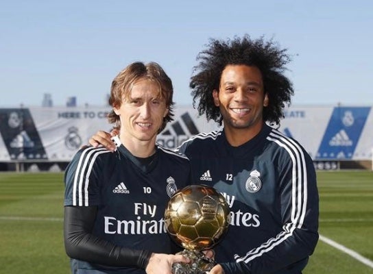 マルセロ、モドリッチに感謝のメッセージを投稿