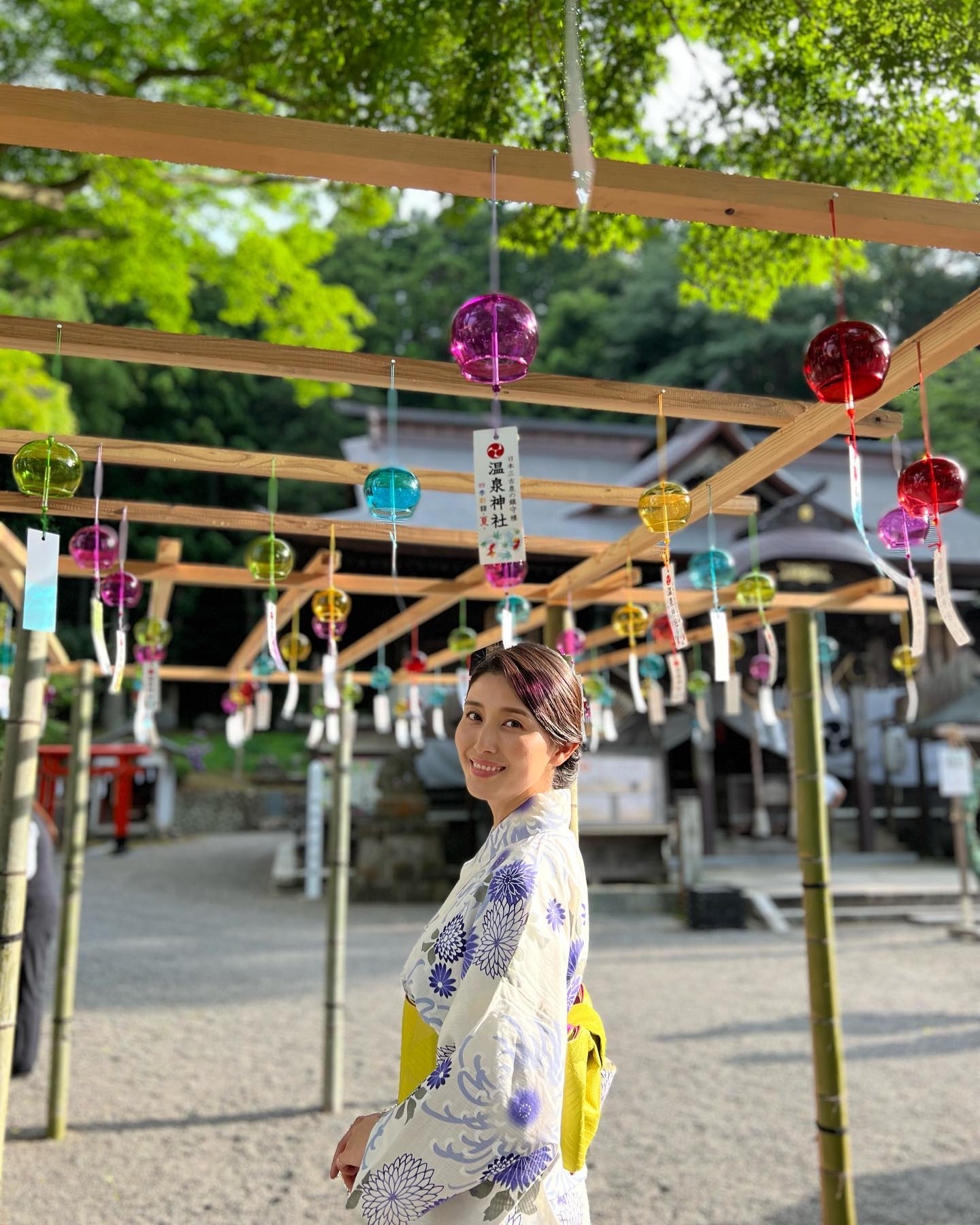 橋本マナミさんの浴衣姿にファン釘付け！「浴衣はいいですね」