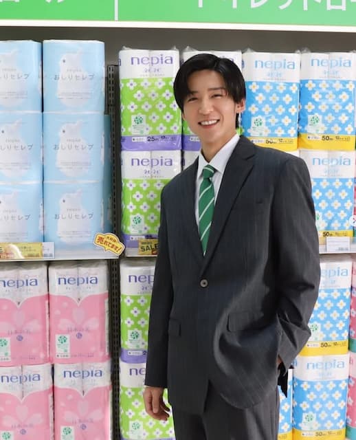 SnowMan・目黒蓮がネピアのイメージキャラクターに就任「ネピア営業目黒くんです！」