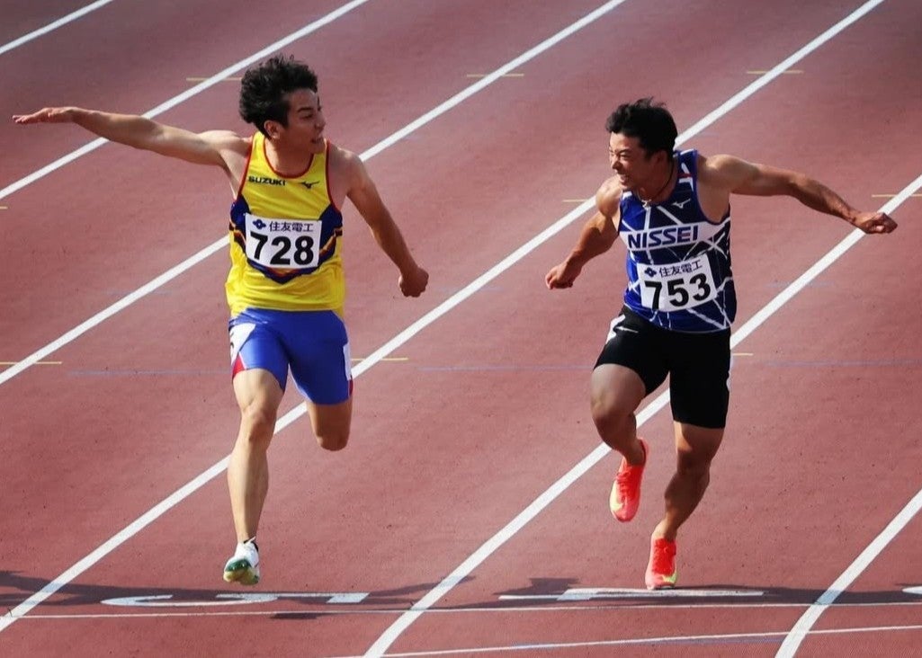 陸上 日本GP 布勢スプリント 宮城辰郎 自己新 10秒14でV