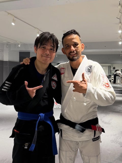 品川祐、名古屋のBONSAIジムで出稽古！クレベル・コイケとの再会に「元気な顔を見れてよかった」