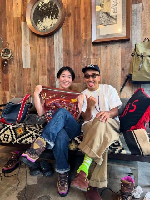 イモトアヤコ、東京・中目黒で偶然の出会い　世界的デザイナーと冒険談義