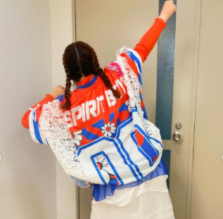 平野ノラ「スポーツミックス取り入れてみました」ネーションリーグ中の新ファッション披露