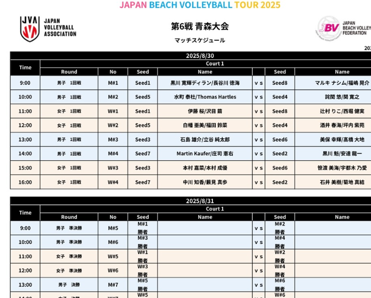 熱戦必至！ビーチバレー石井美樹、青森大会へ「菊池石井ペア」出陣