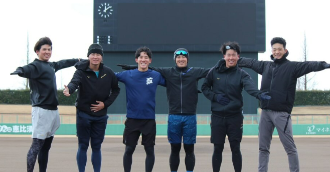 阪神・富田蓮が下関自主トレ完走、周囲への感謝と新シーズンの決意