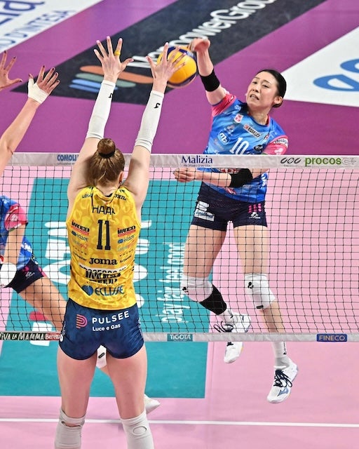 ノヴァーラがCEVカップ優勝！石川真佑は攻守に活躍で勝利に貢献