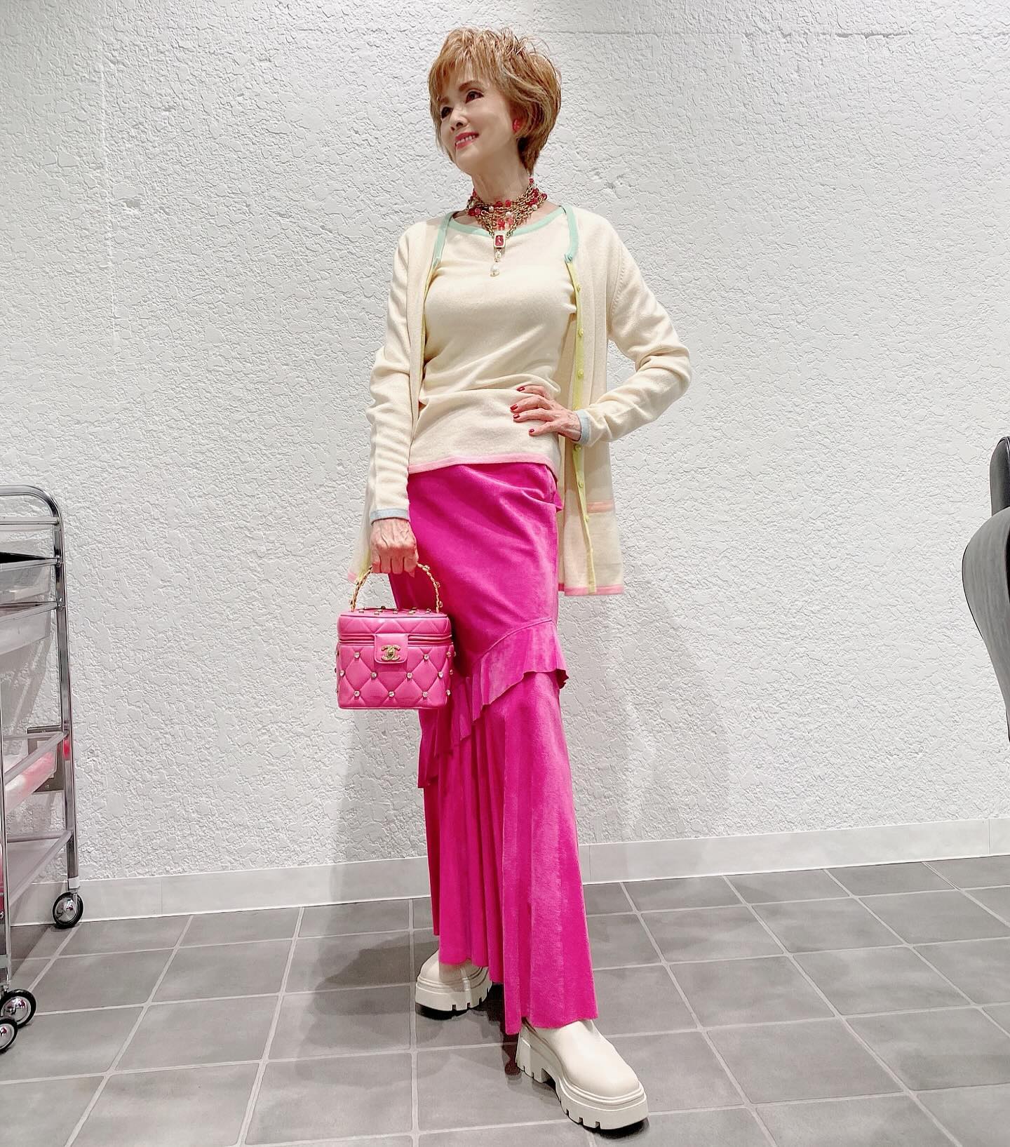 小柳ルミ子、洗練されたコーディネートを披露「ファッションは自己表現」