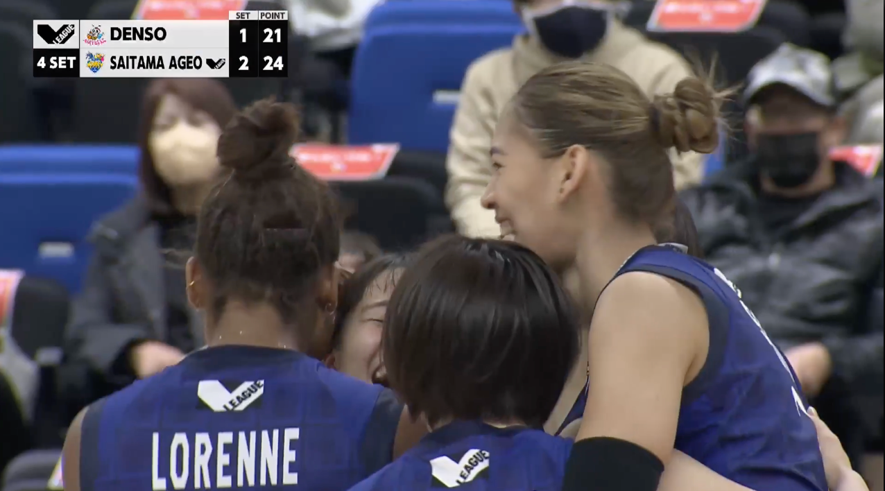 Ｖリーグ女子　デンソーエアリービーズ vs.埼玉上尾メディックス 2021/11/20【ハイライト】