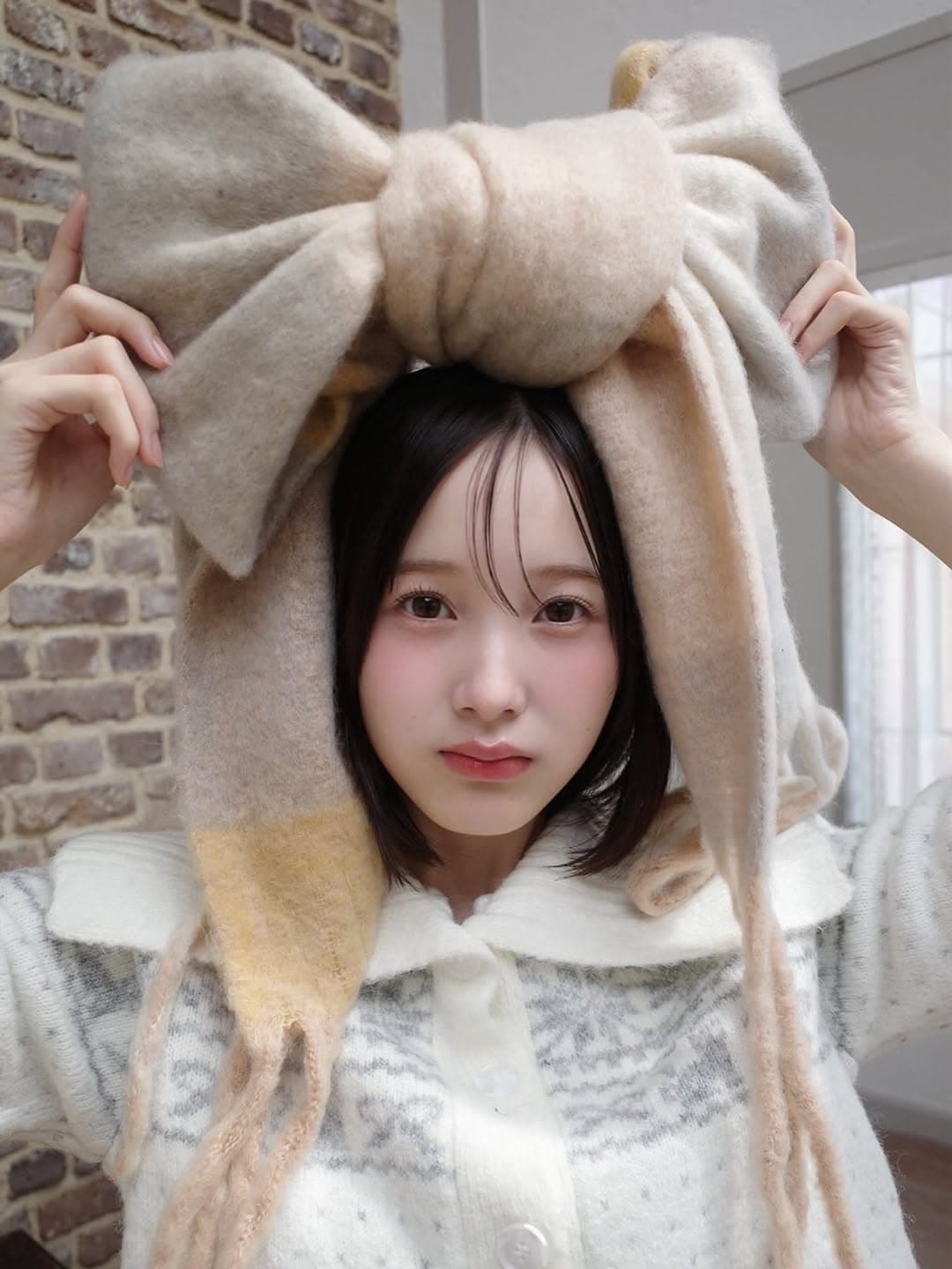 「可愛すぎて反則!」本田紗来の“リボンコーデ”にファン悶絶