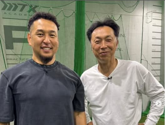 「ホントにナイスガイ！」宮本慎也が中島裕之とのツーショットを披露！
