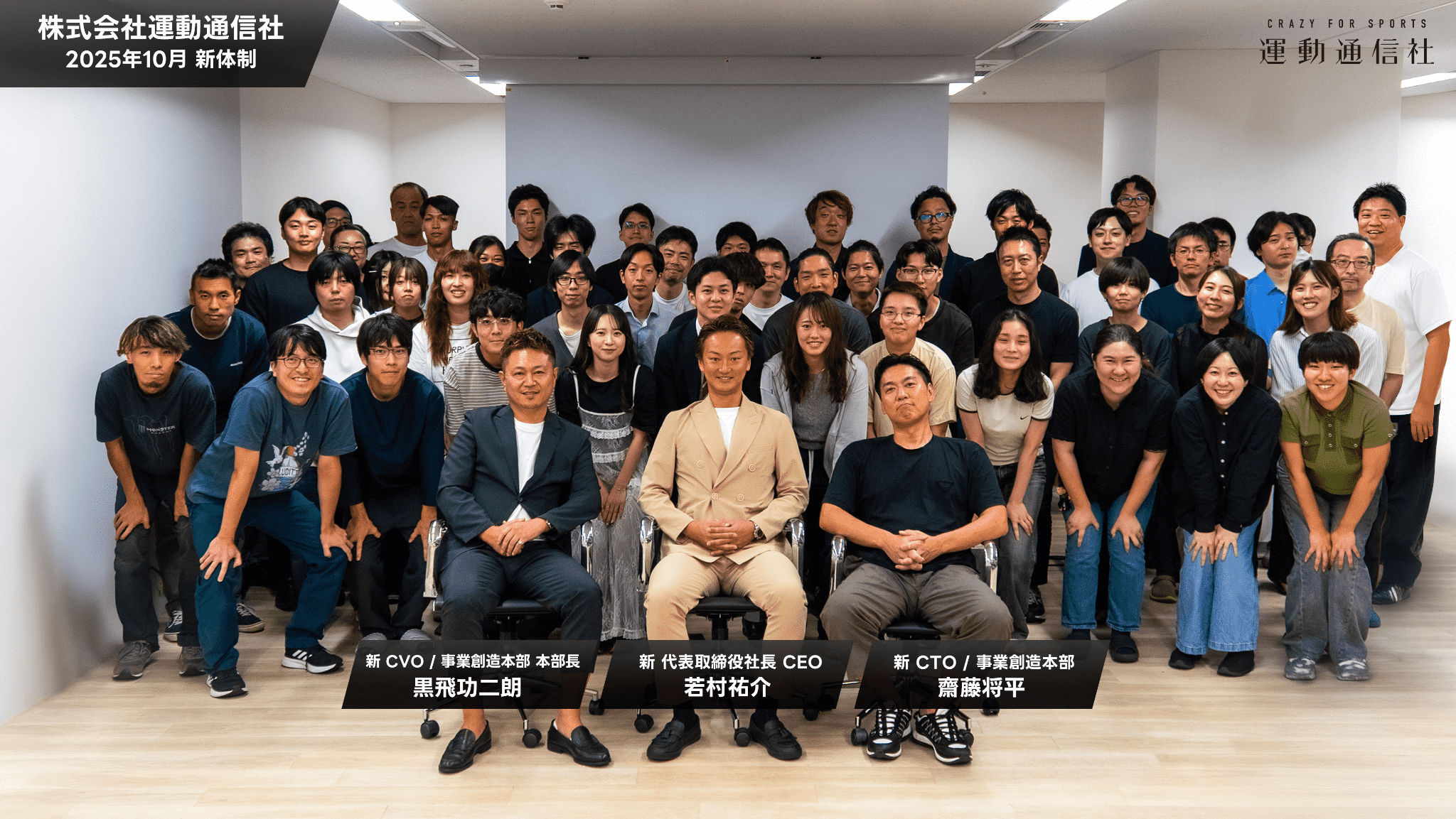 【NEWS RELEASE】運動通信社、創業10周年を機に経営体制を刷新　AI/DXで挑む“第二創業”を始動