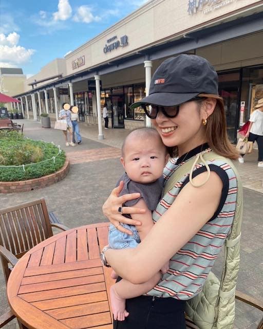 木村沙織が息子の表情に「少しくらい笑ってくれ？😇」最新ショット公開