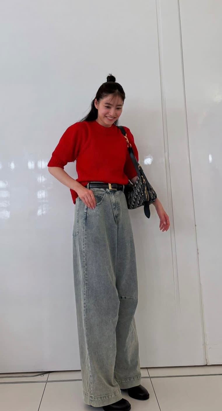 新木優子、お団子ヘア＆ちゅー顔での可愛すぎる私服ショットにファン悶絶！「私服(至福)の投稿をありがとう」