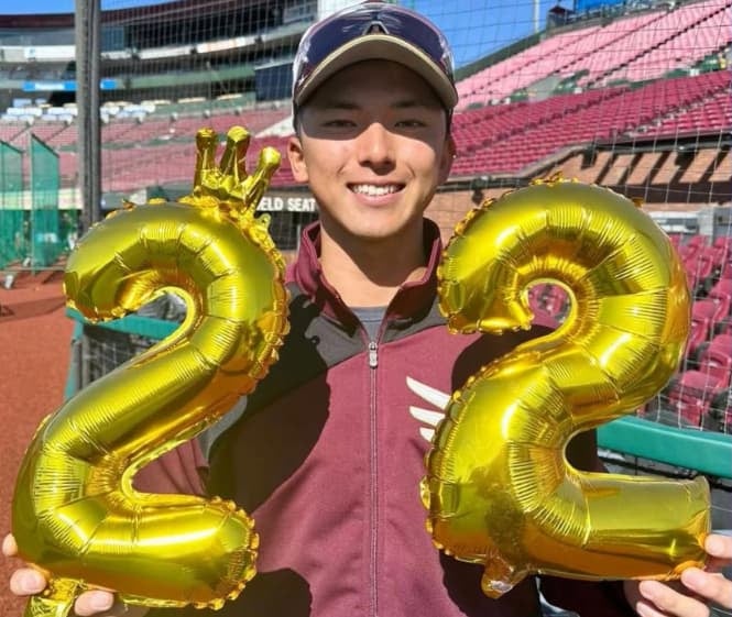 楽天ドラ1ルーキー・宗山塁 22歳の誕生日！！「健康に頑張っていきます！」