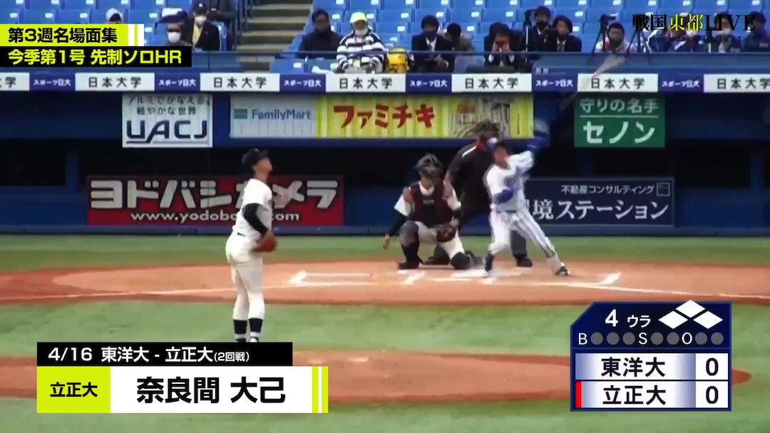 東都大学野球春季リーグ戦 第3週名場面集