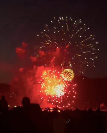 光浦靖子、綺麗な花火ショットを披露！バンクーバーから幸せをお裾分け